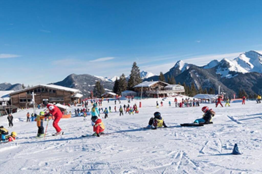 Les Cimes, Chaleureux Studio 4 Pers, 50M Du Telecabine, Vue Degagee Sur Les Pistes, Draps Non Compris Saint-Jean-dʼAulps 外观 照片